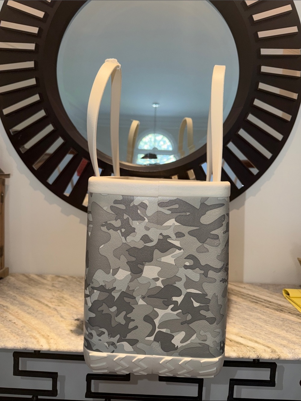 Bogg Bag Large Tote in Grey Camo by - Picture 2 of 5
